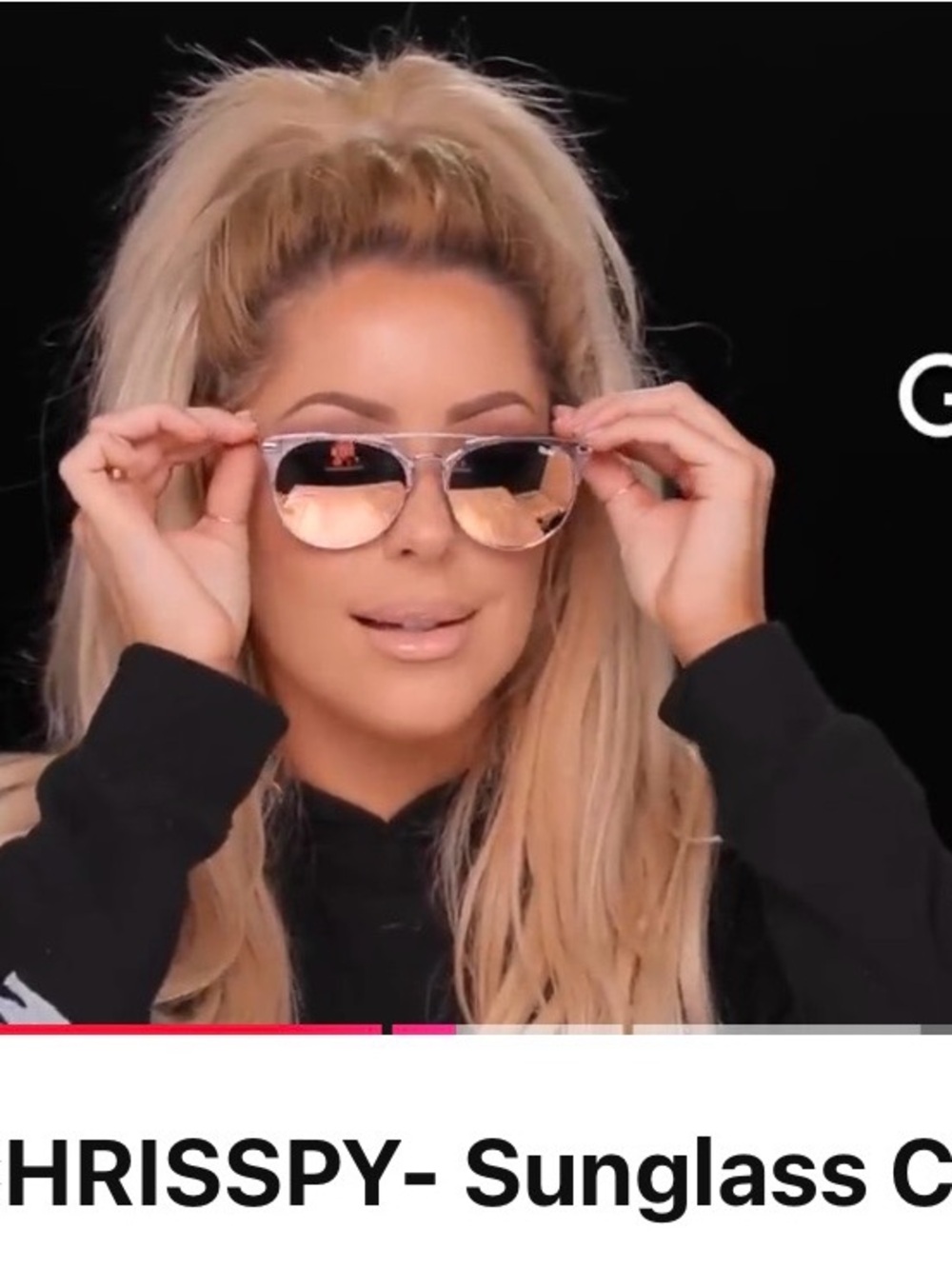 Quay Australia X Chrisspy Gemini Rose Gold Sunglasses - Picture 10 of 10